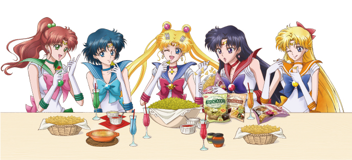 Pretty Guardian Sailor Moon Crystal Collaboration with Popular Chip Brand!!