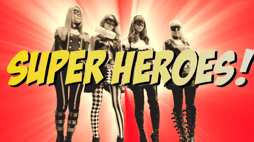 SCANDAL Transform into Superheroes! MV for “Image” is out now!