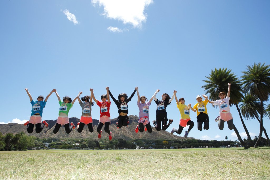 Idols × Running!  All the Members of SUPER☆GiRLS Run the Honolulu Half Marathon!