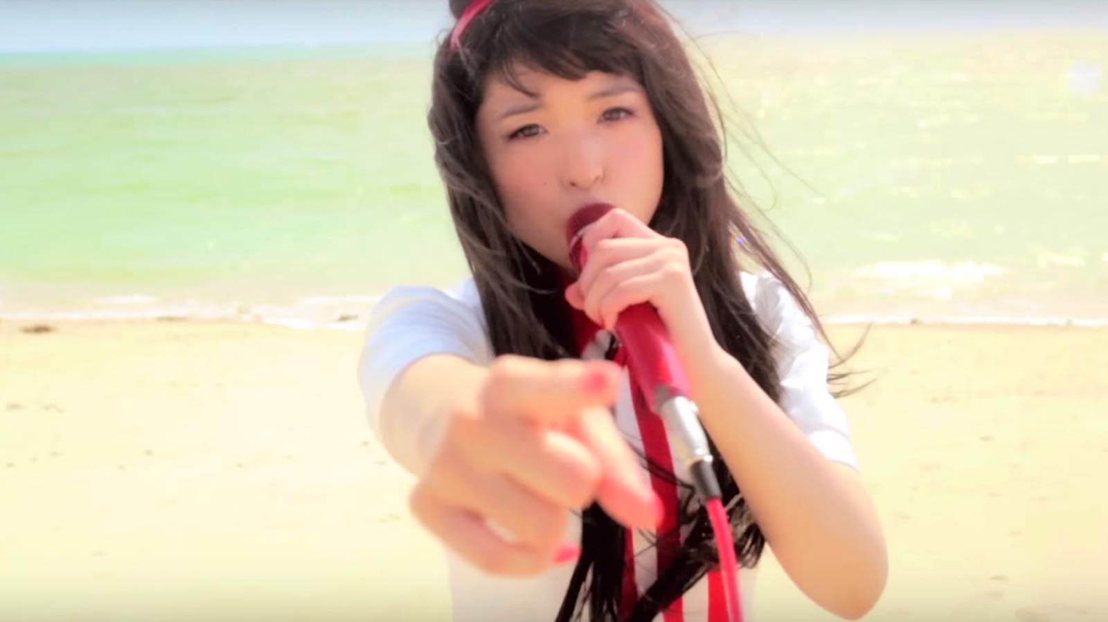 LUI FRONTiC Akabane Japan Teleport via Red Lightning in the MV for “Wonder Loop”
