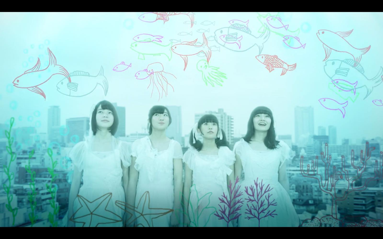 sora tob sakana Don’t Let Cloudy Days Get Them Down in the MV for “Mahou no Kotoba”!