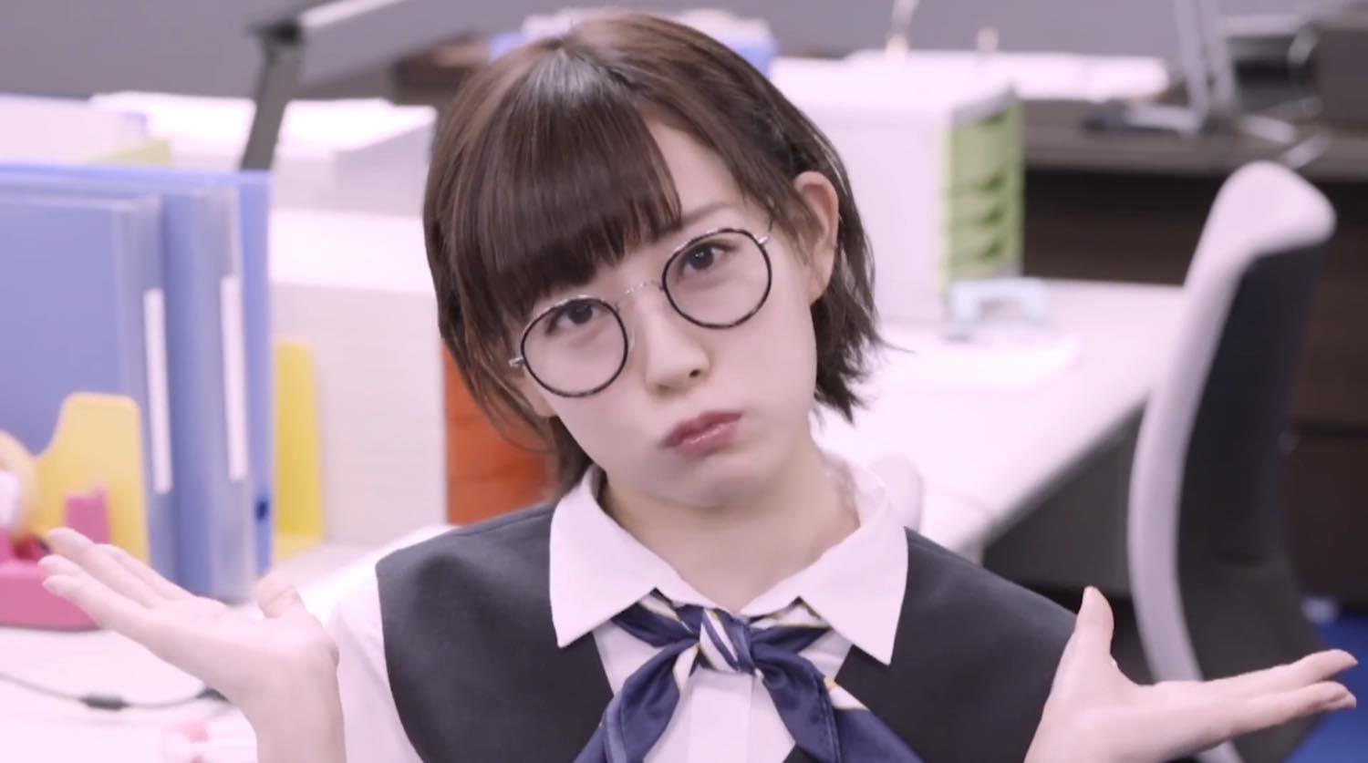 NMB48’s Team BII Spend a Day at the Office in the MV for “Moso Machine 3-Gouki”!