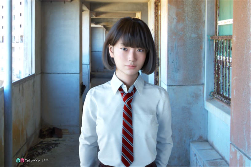 Saya the Japanese Schoolgirl From Computer City Amazes in 8K at CEATEC JAPAN 2016!